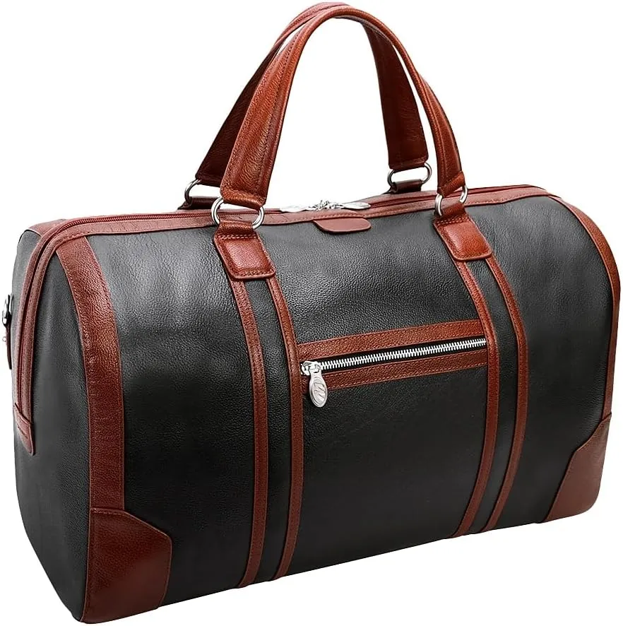 McKlein 20" Leather, Two-Tone, Tablet Carry-All Duffel- KINZIE