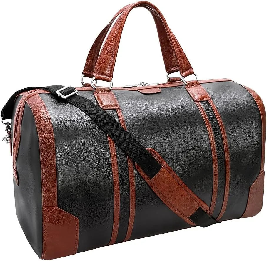 McKlein 20" Leather, Two-Tone, Tablet Carry-All Duffel- KINZIE