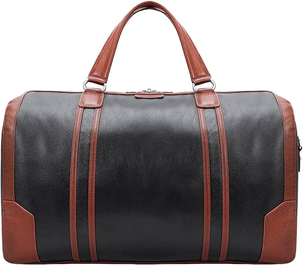 McKlein 20" Leather, Two-Tone, Tablet Carry-All Duffel- KINZIE