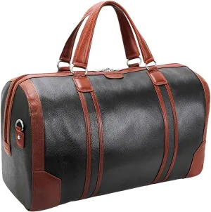 McKlein 20" Leather, Two-Tone, Tablet Carry-All Duffel- KINZIE
