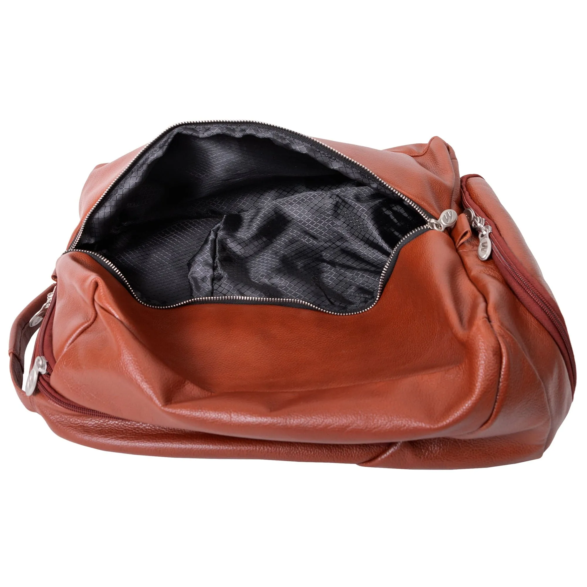 McKlein U Series South Shore 17" Carry-All Laptop and Tablet Overnight Leather Backpack
