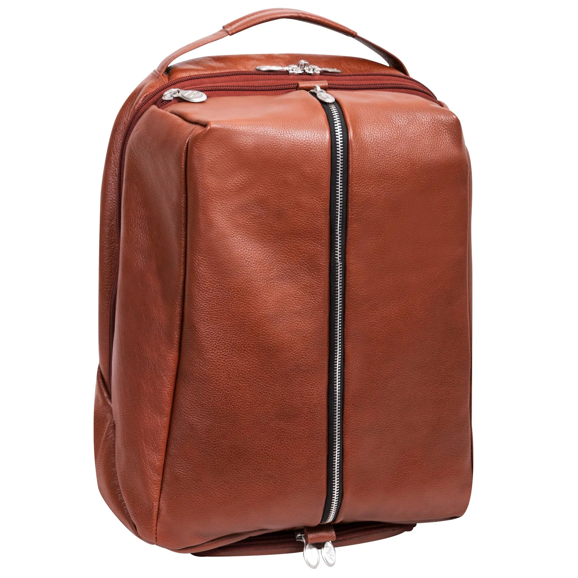 McKlein U Series South Shore 17" Carry-All Laptop and Tablet Overnight Leather Backpack
