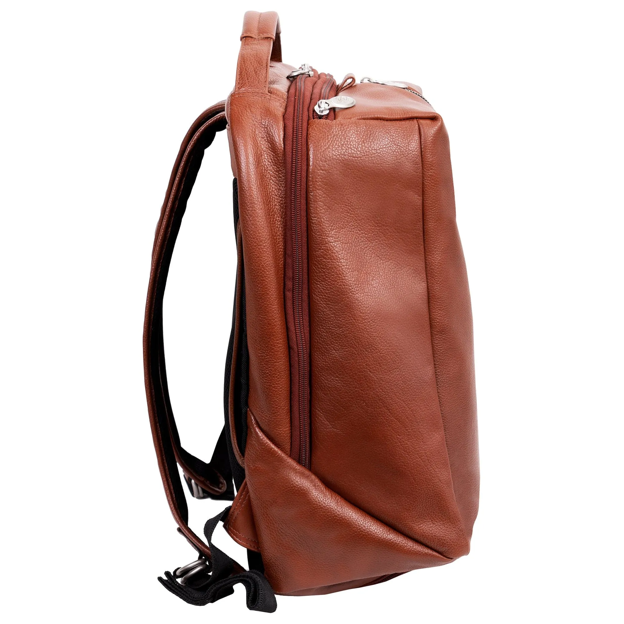 McKlein U Series South Shore 17" Carry-All Laptop and Tablet Overnight Leather Backpack