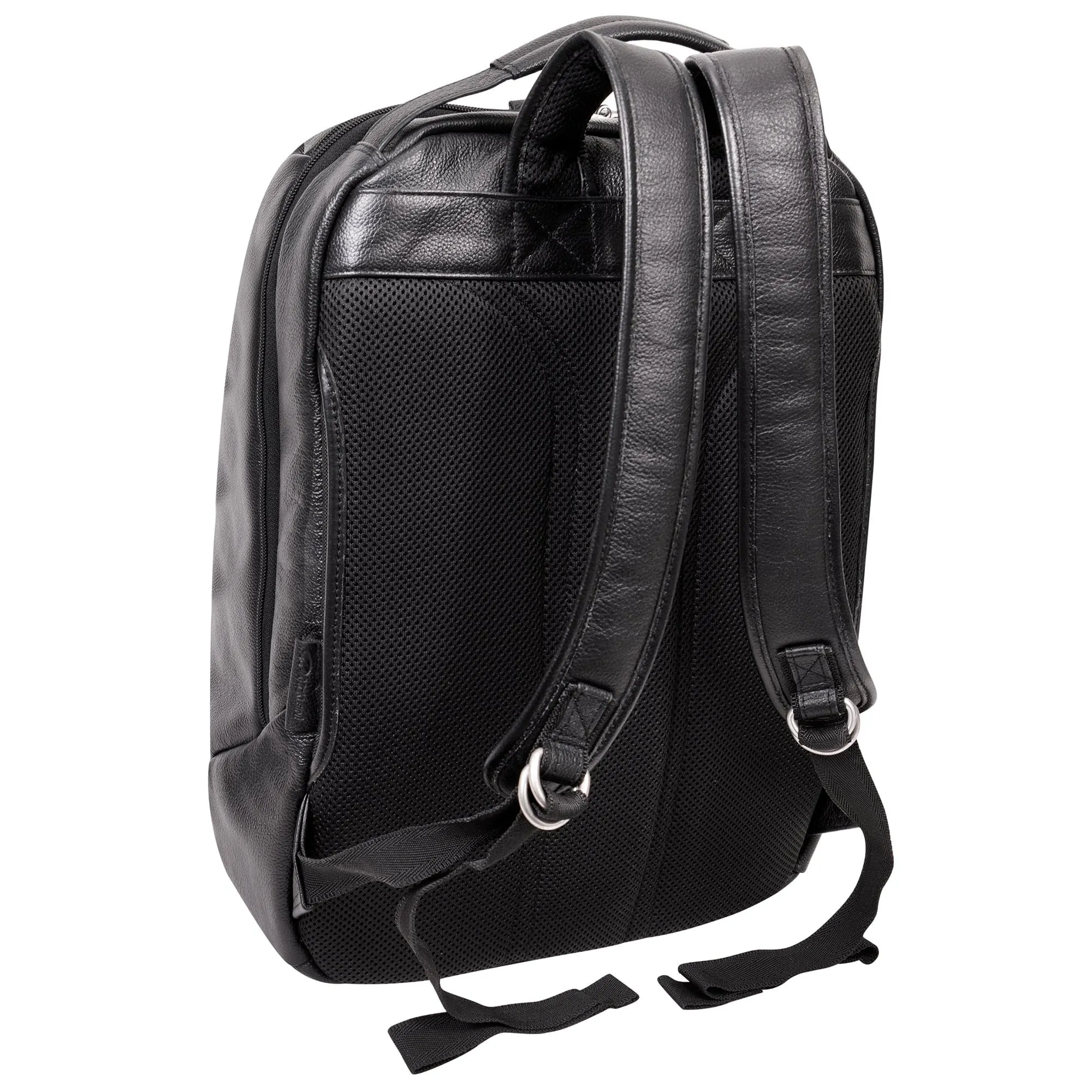 McKlein U Series South Shore 17" Carry-All Laptop and Tablet Overnight Leather Backpack