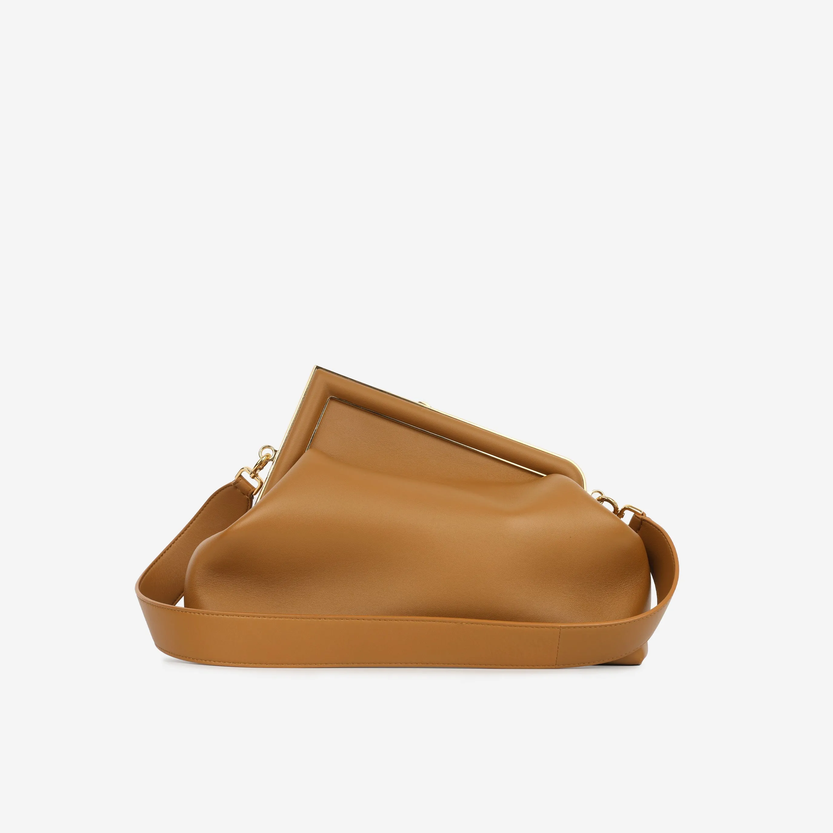 Medium First Clutch - Tan