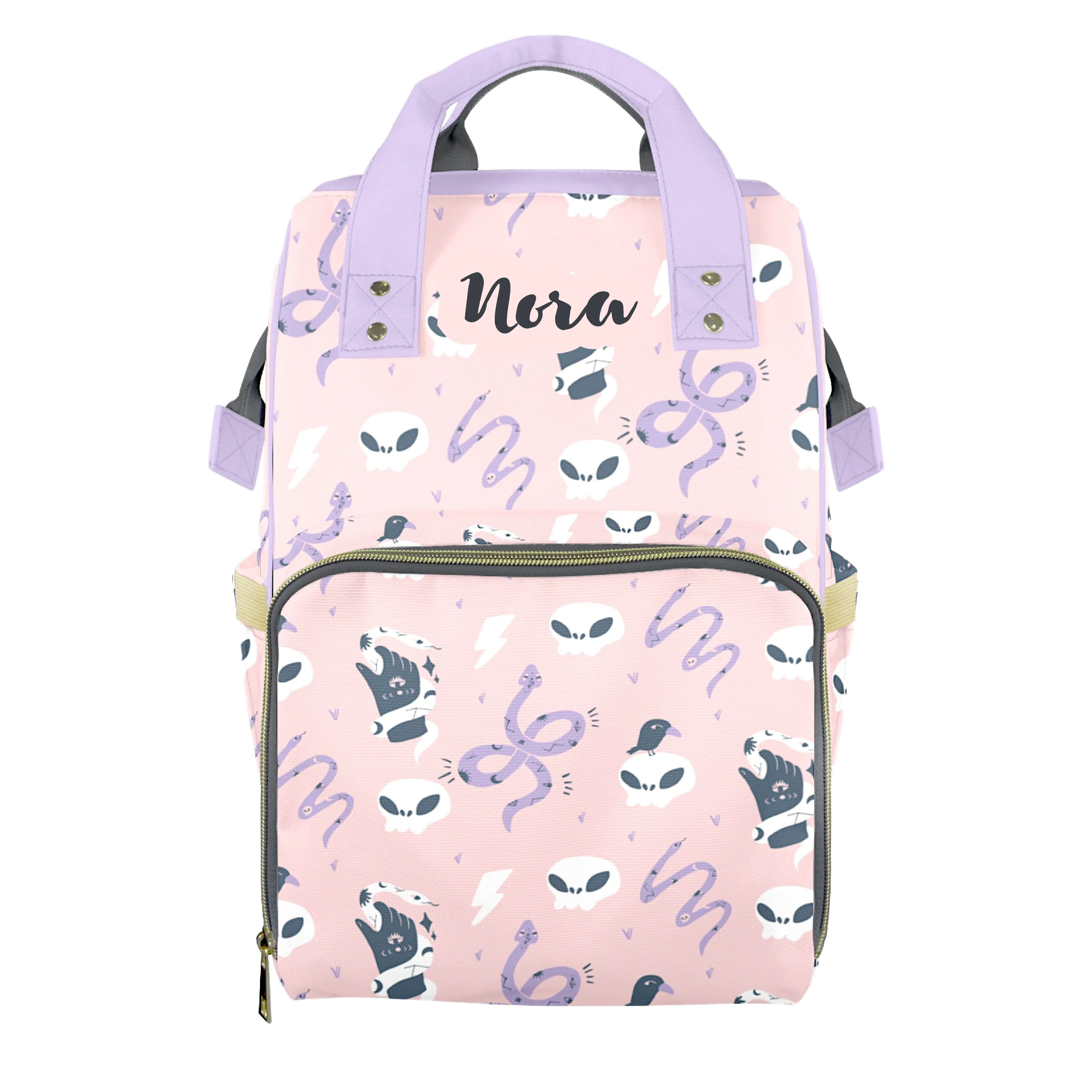 Memento Mori Customizable Diaper Bag