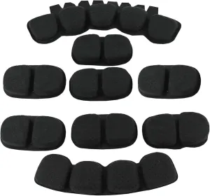 Memory Foam Helmet Padding Set, 9 Pieces, Includes Shock Absorbing Inserts & Stickers for Custom Helmet Decoration