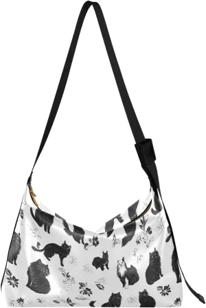 Men Purse Crossbody Beauty Womens Bags Crossbody Sport Sling Bag Chic Savannahcats Teal