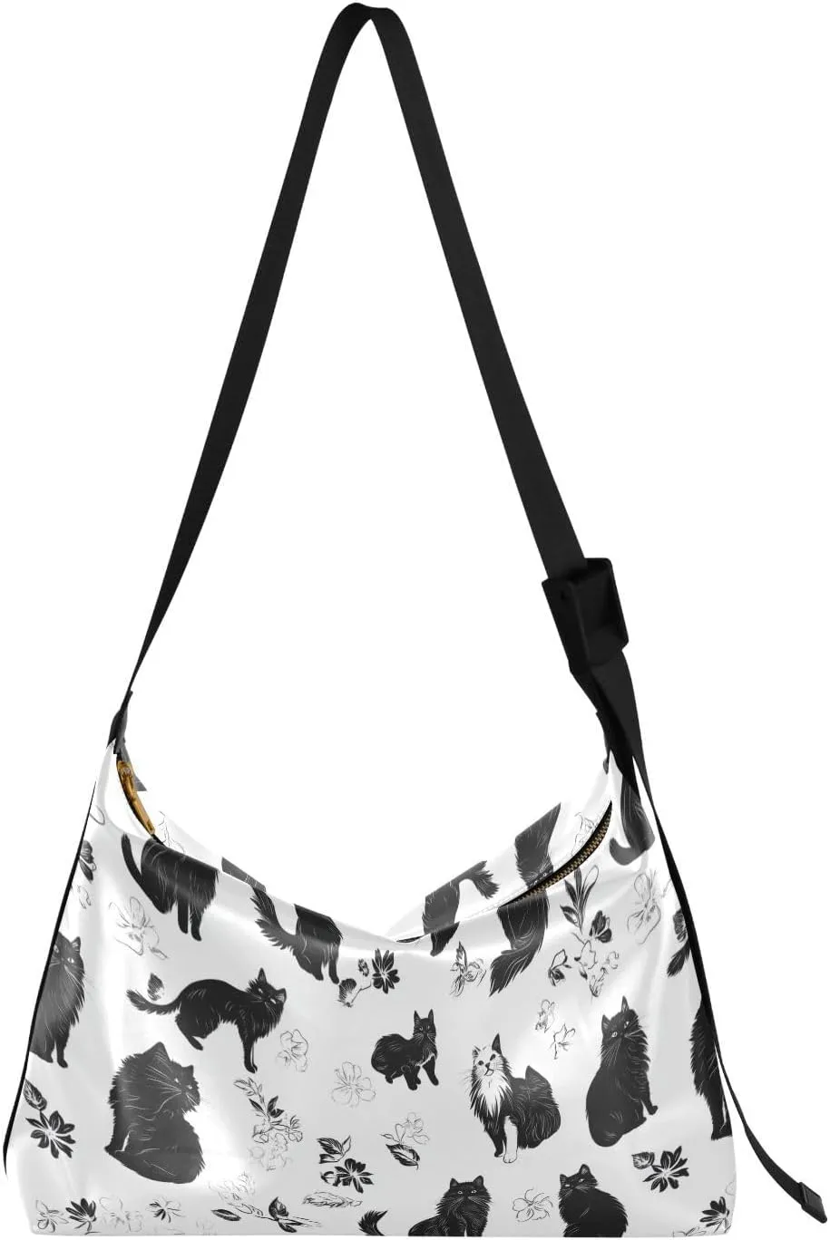 Men Purse Crossbody Beauty Womens Bags Crossbody Sport Sling Bag Chic Savannahcats Teal