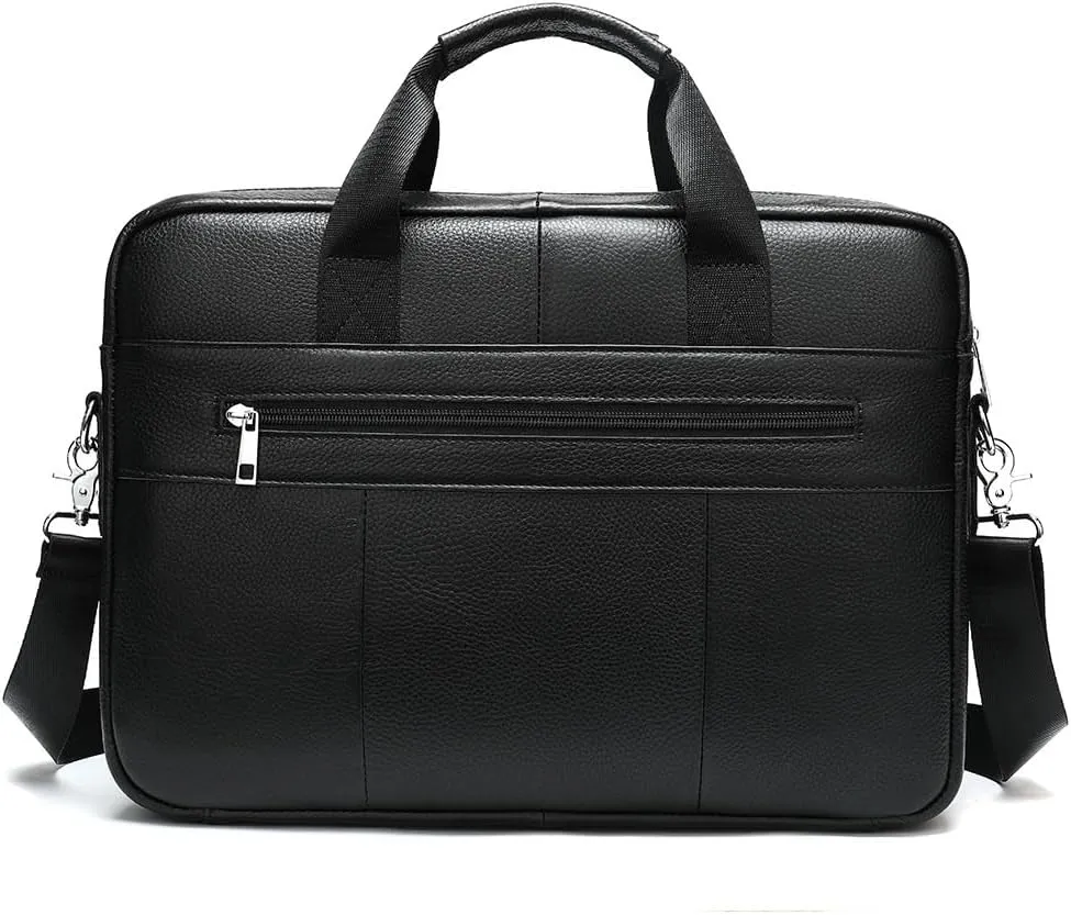 Men's Business Briefcase Daily Commuting Computer Handbag Office Workplace
