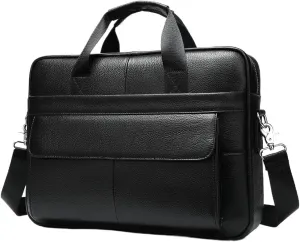 Men's Business Briefcase Daily Commuting Computer Handbag Office Workplace