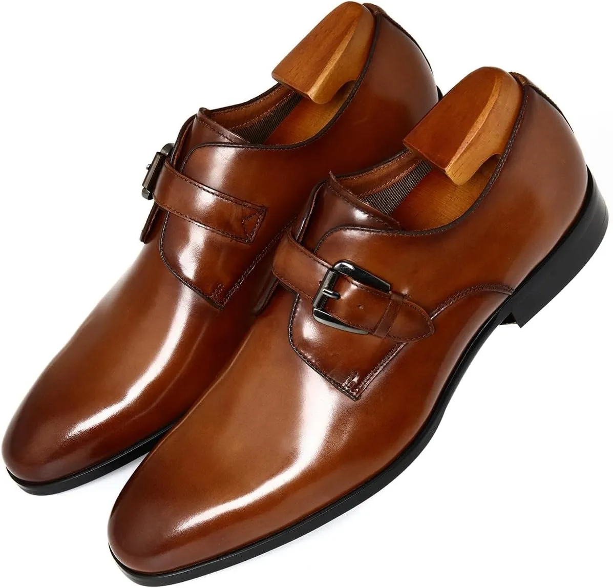 Men's Business Casual Dress Oxfords Formal Lace-Up Shoes for Office, Parties, and Daily Wear