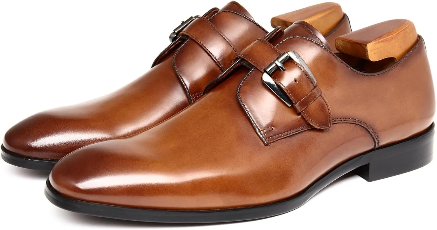 Men's Business Casual Dress Oxfords Formal Lace-Up Shoes for Office, Parties, and Daily Wear