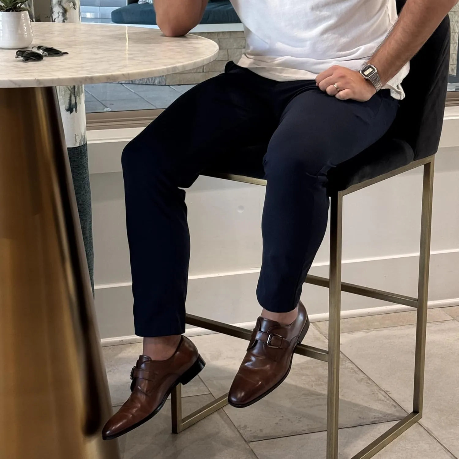 Men's Business Casual Dress Oxfords Formal Lace-Up Shoes for Office, Parties, and Daily Wear
