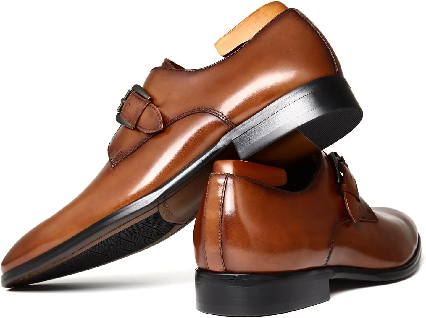 Men's Business Casual Dress Oxfords Formal Lace-Up Shoes for Office, Parties, and Daily Wear