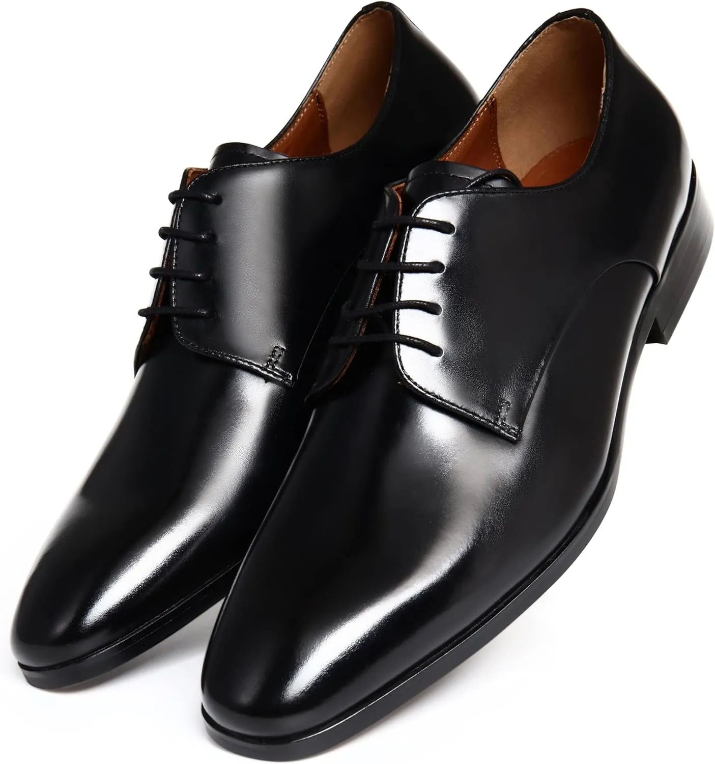 Men's Business Casual Dress Oxfords Formal Lace-Up Shoes for Office, Parties, and Daily Wear