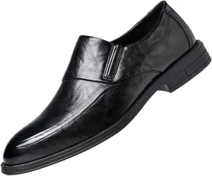 Mens Business Dress Shoes Classic Comfortable Leather British Style Oxfords Daily Casual Slip Resistant