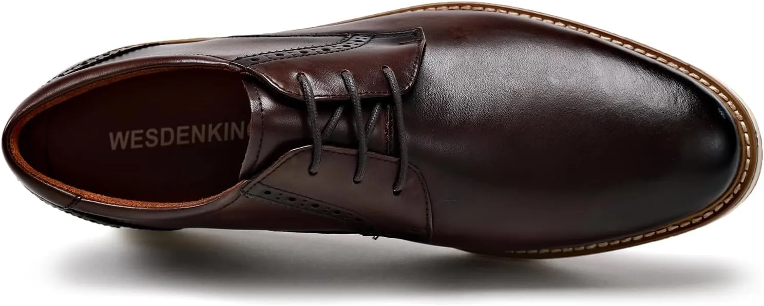 Men's Casual Dress Oxfords Shoes Business Formal Derby Sneakers