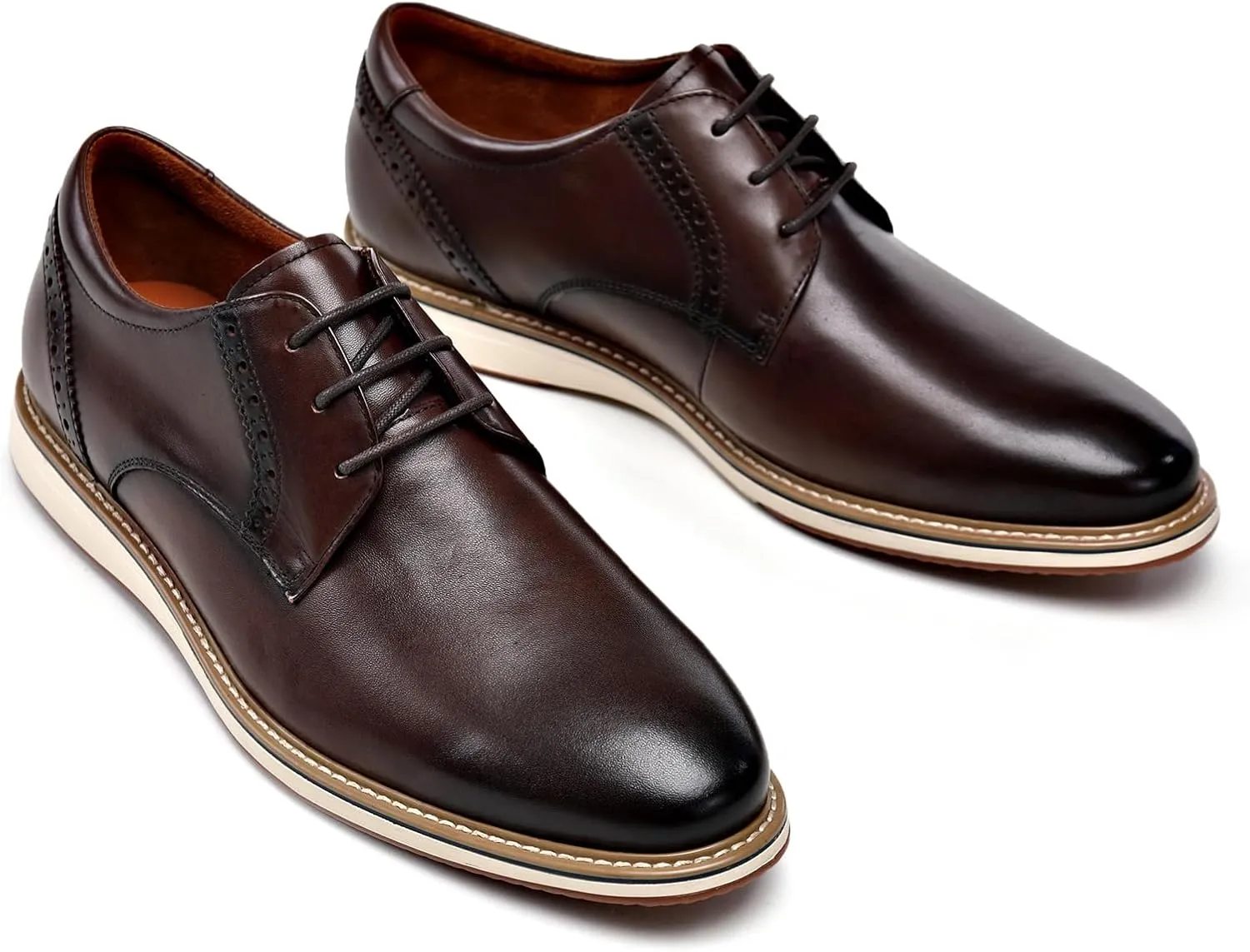 Men's Casual Dress Oxfords Shoes Business Formal Derby Sneakers