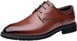Mens Comfort Dress Shoes Men's Patent Leather Tuxedo Shoes Modern Lace-up Wedding Formal Oxford