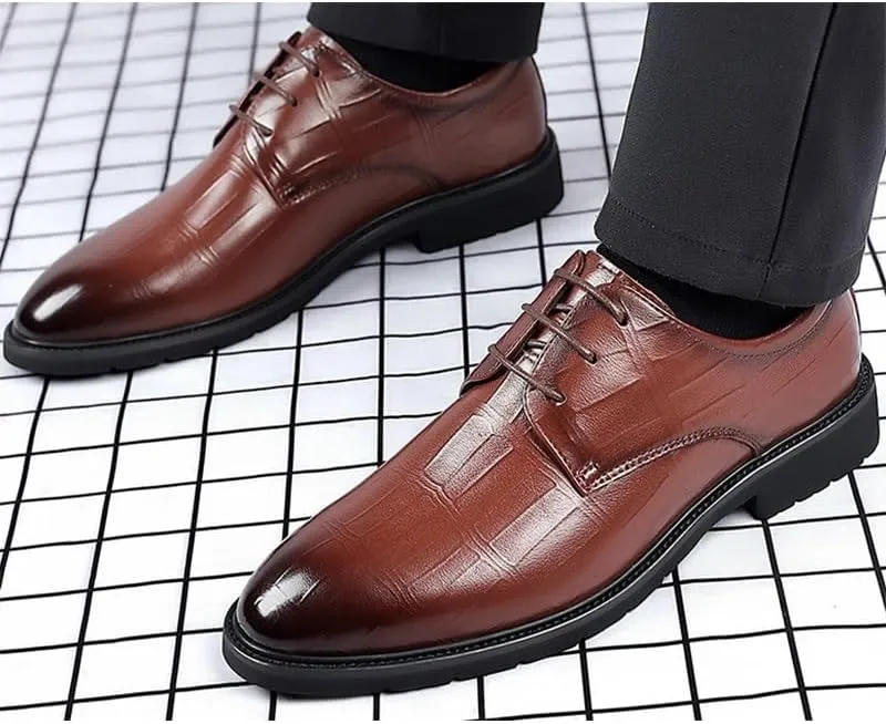 Mens Comfort Dress Shoes Men's Patent Leather Tuxedo Shoes Modern Lace-up Wedding Formal Oxford