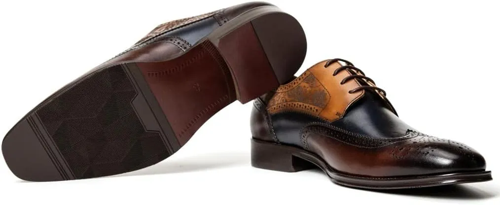 Men's Dress Oxfords Shoes Laces Up for Mens Business Formal Wedding Comfortable Shoes