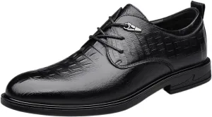 Mens Dress Sneakers Trends Non-Slip Casual Business Work Formal Office Working Leather Derby Shoes