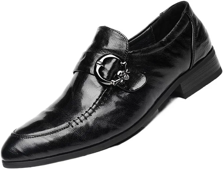 Mens Oxfords Shoes All-Day Comfort Platform Wingtip Brogue Oxfords Luxury Men's Handmade Leather Modern Classic Leather Lined Perforated Dress Oxfords Shoes