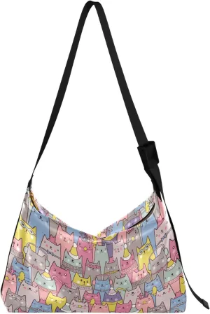 Merry Christmas Lights Santas PU Leather Women Bag Hobo Large Crossbody Bags Animal Print Crossbody Hobo Purse