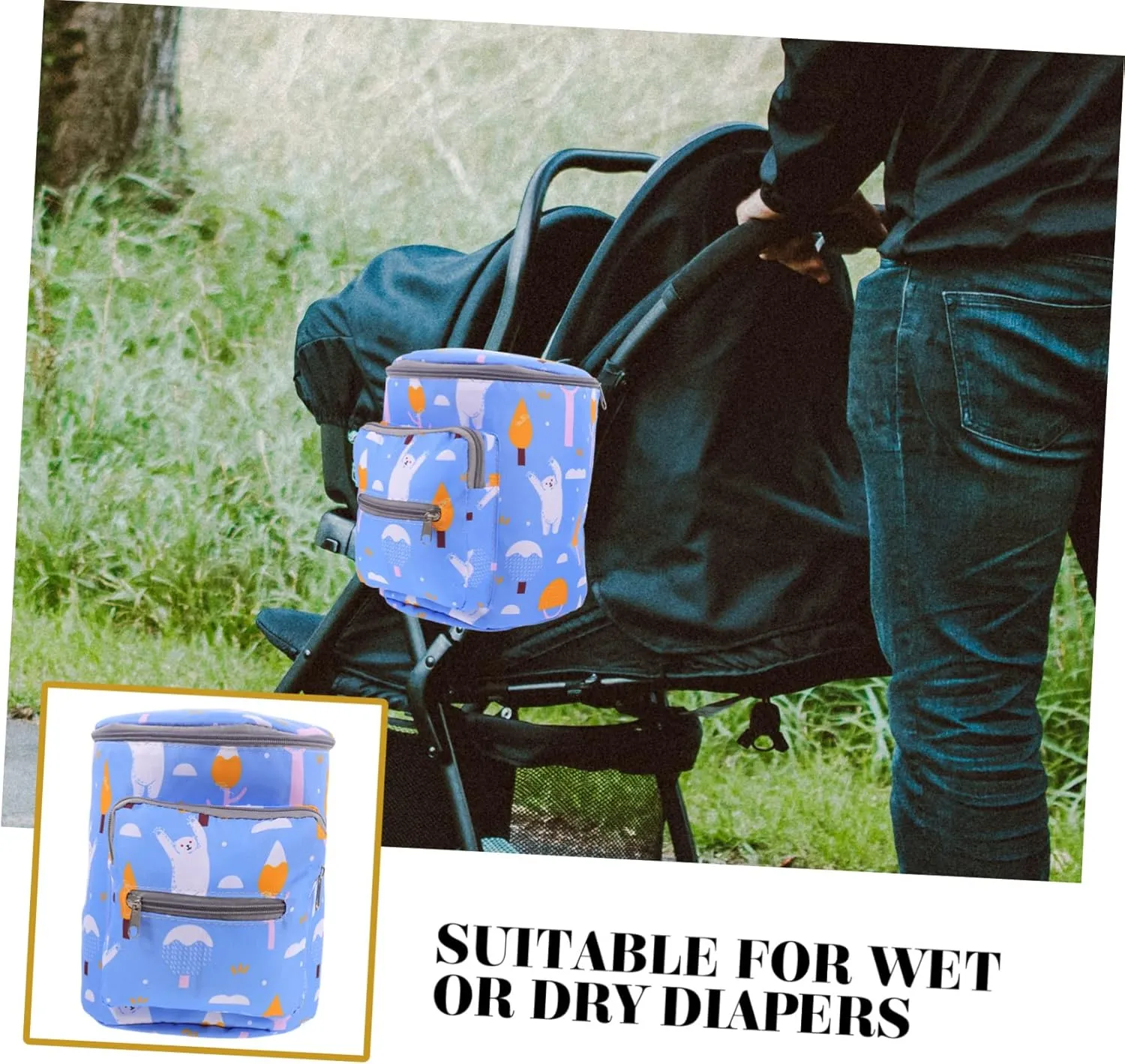 MERRYHAPY Infant Items Pouch Mother and Baby Duffel Bag Duffel Bag for Travel with Insulated Breast Milk Cooler Backpack, Diaper Backpack