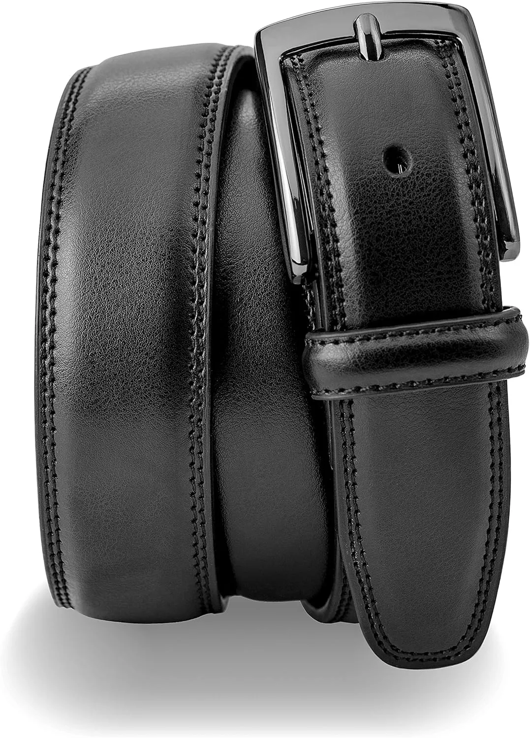 MILORDE Men's Genuine Leather Dress Belt, Handmade, 100% Cow Leather, Fashion & Classic Designs for Work Business and Casual