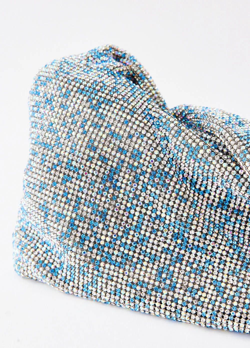 Mini Crystal Mesh Armpit Bag