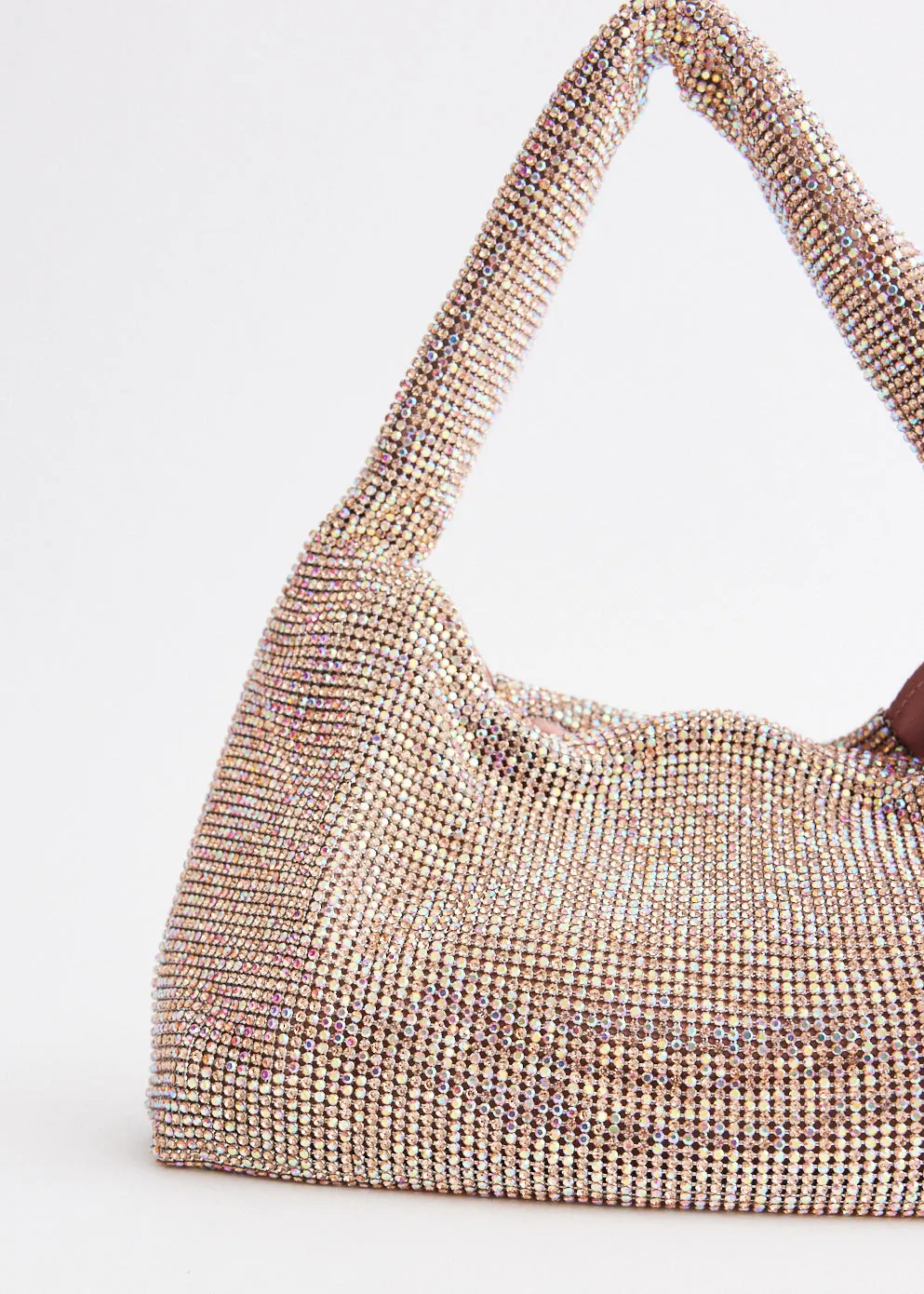 Mini Crystal Mesh Armpit Bag