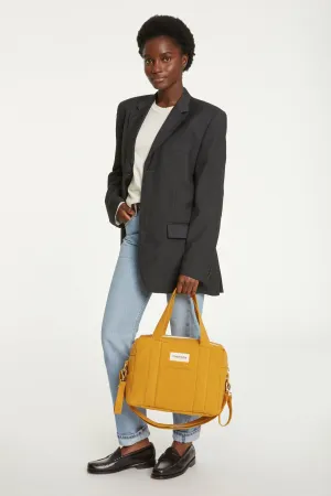 Mini Darcy the anti diaper bag - Recycled cotton Mustard