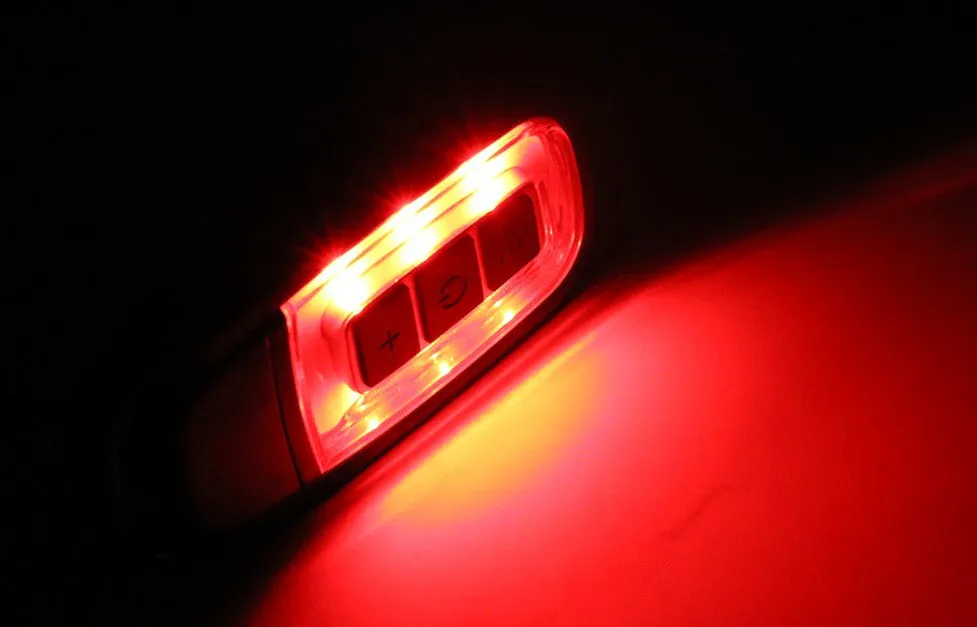 Mini LED Flashlight USB Rechargeable COBTorch 3 Modes Pocket White Red Lighting