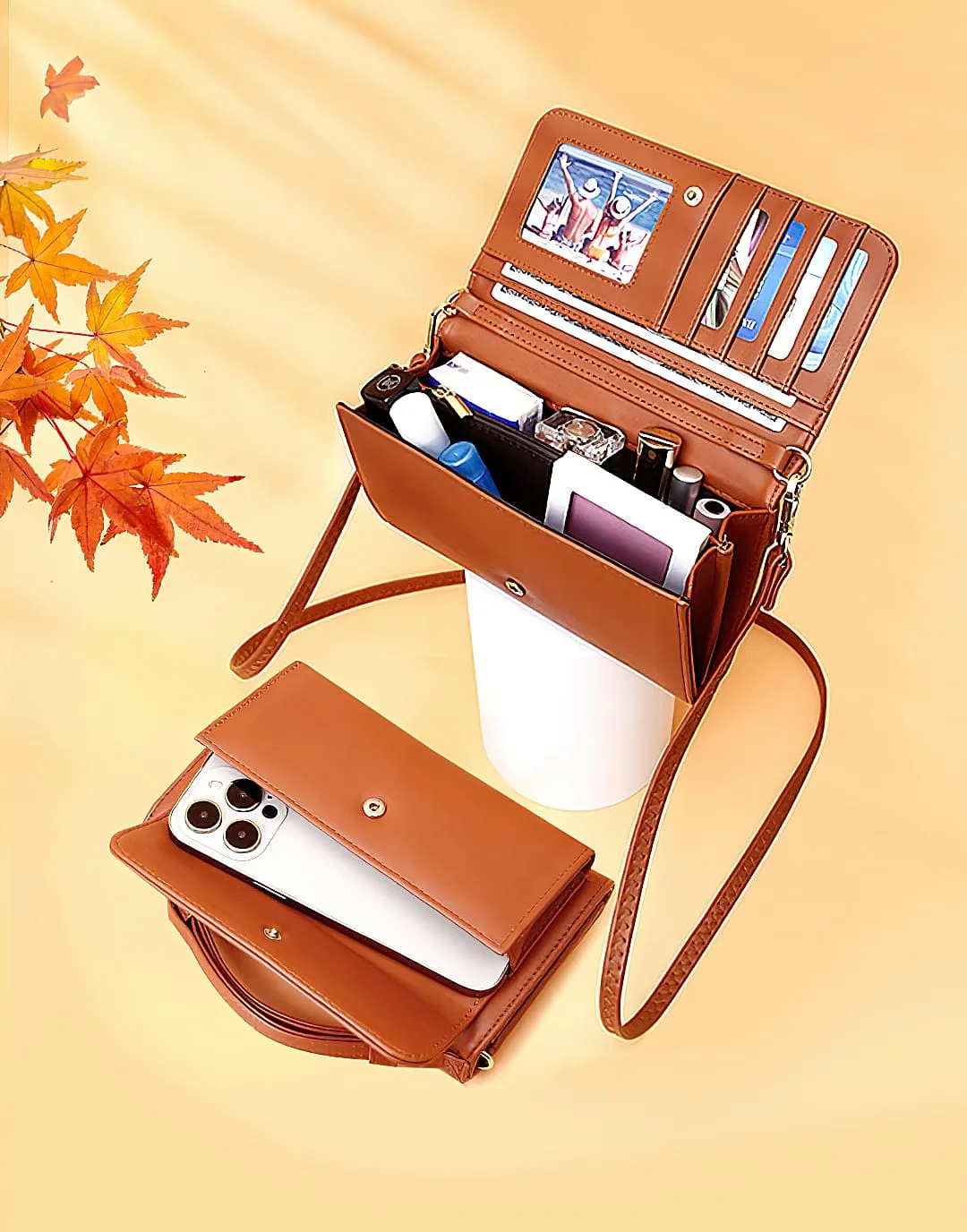 Minimalist Style Crossbody Phone Bag