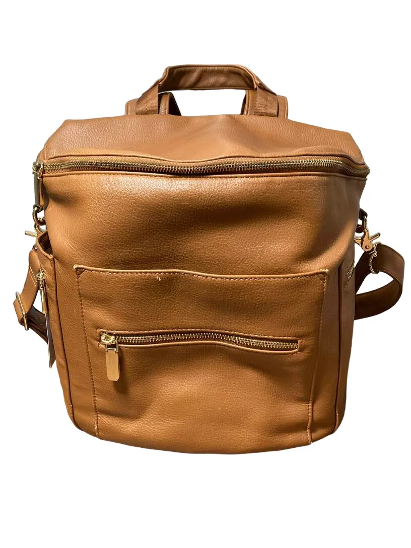 Miss Fong Leather Diaper Bag