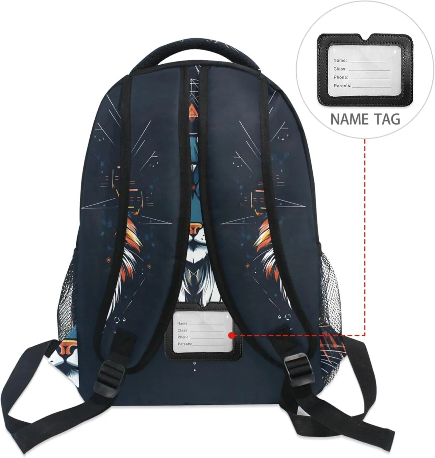 MNSRUU Student School Backpack Maine Coon Cat Laptop Backpack Business Travel College Knapsack Bookbags for Girls Boys