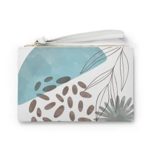 Modern Turquosie Print Minimalist Clutch Bag Stylish Purse for Women Ideal for Events or Everyday Use Perfect Gift, Artistically Designed