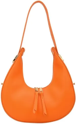 Molodo Small Shoulder Bag for Women Trendy Crescent Handbag Retro Underarm Bag Shoulder Clutch Purse for Daily Use