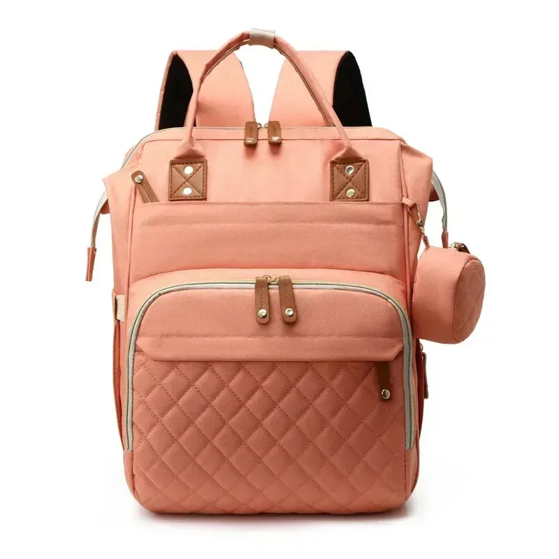 Mommy Bag - Large Capacity Diaper Backpack with Waterproof and Insulated Features