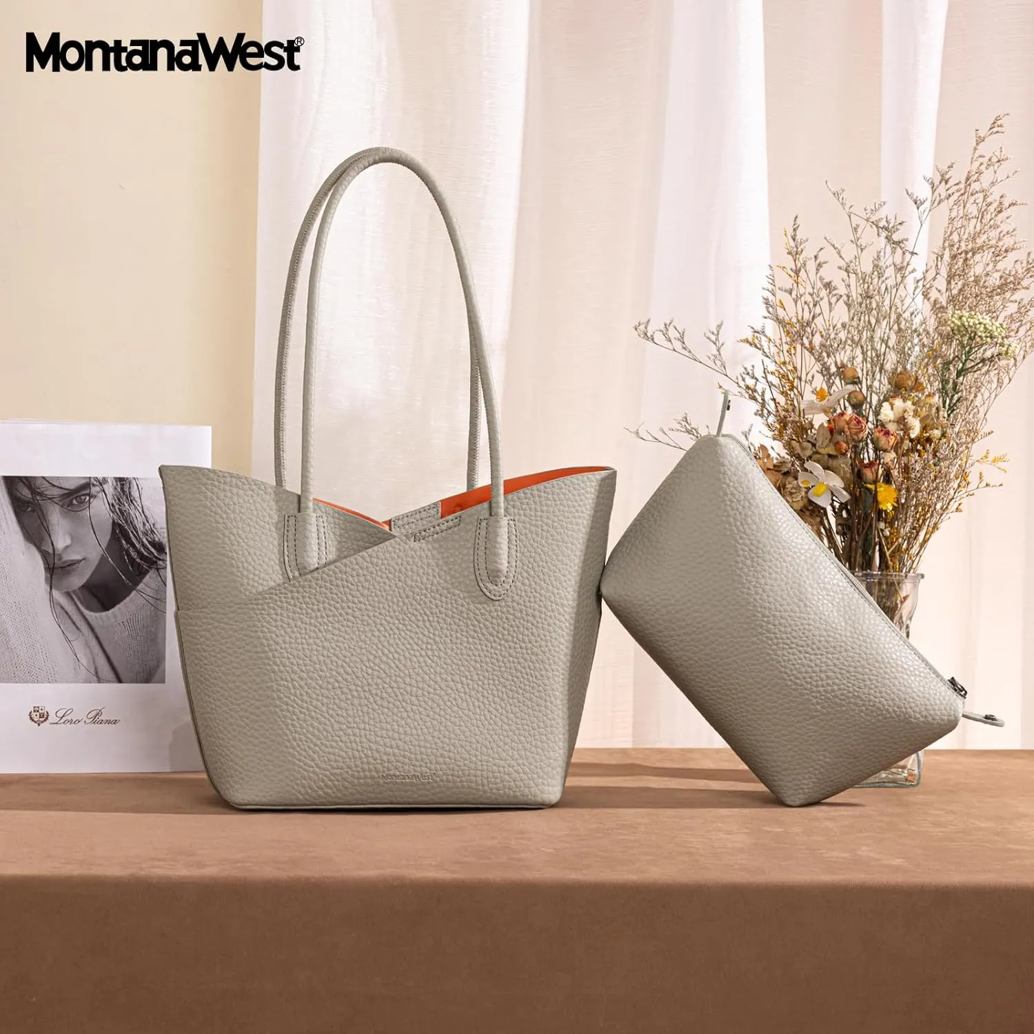 Montana West Tote Bag for Women Hobo Shoulder Purses and Handbags