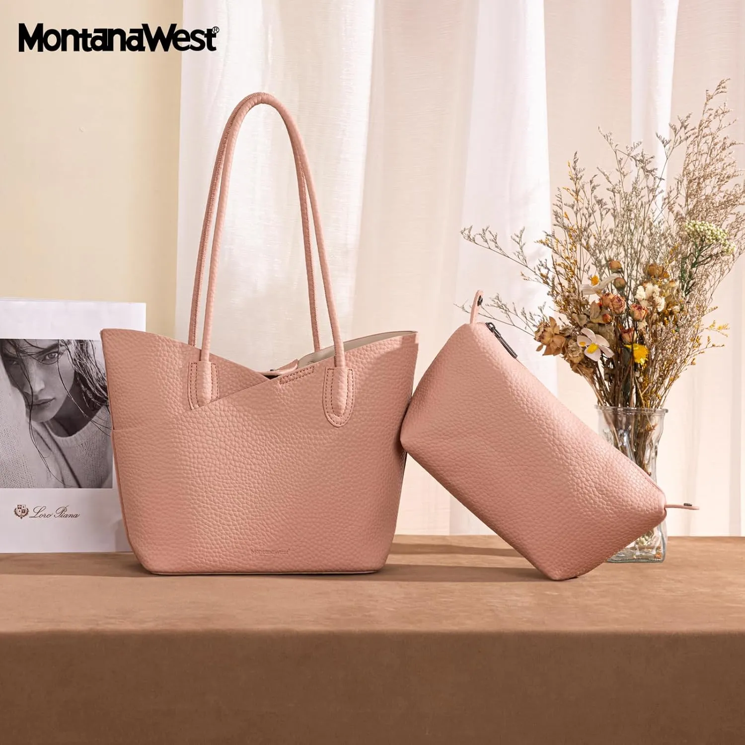 Montana West Tote Bag for Women Hobo Shoulder Purses and Handbags