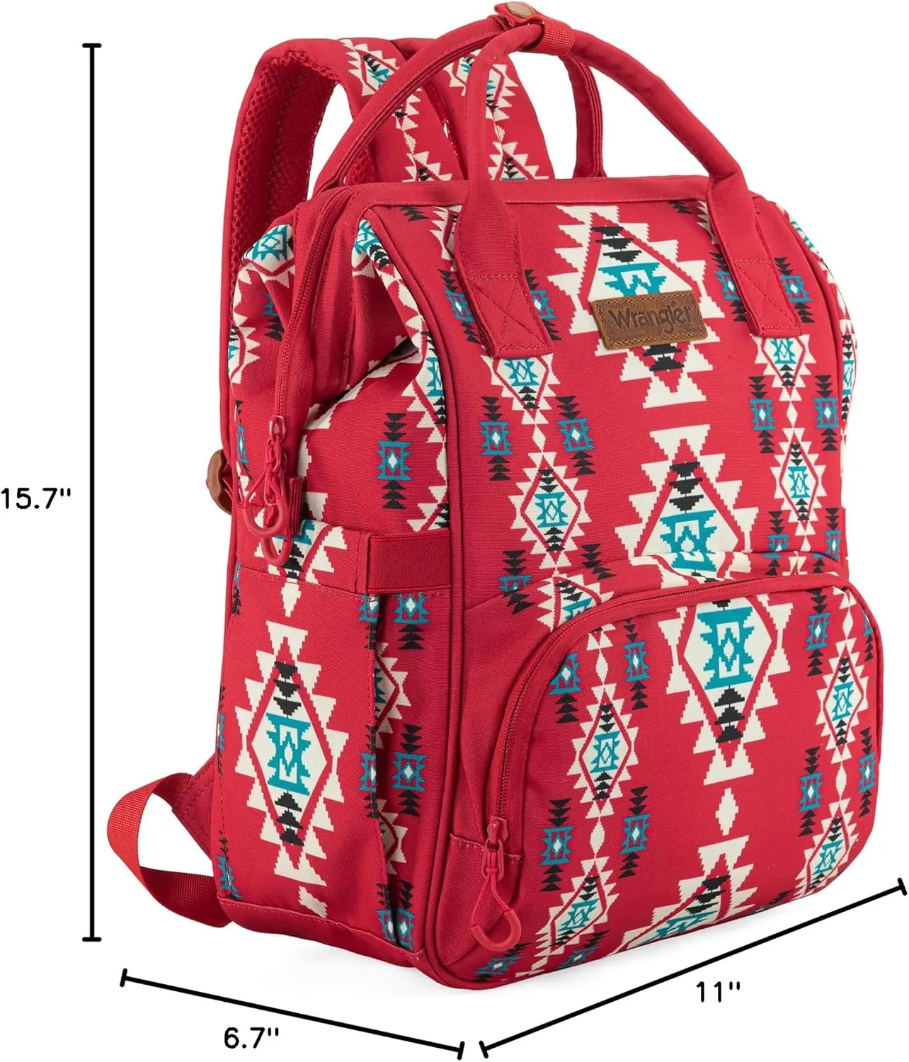Montana West Wrangler Callie Diaper Bag Backpack with Stroller Straps Multifunction Baby Travel Bag WG2204-9110BDY