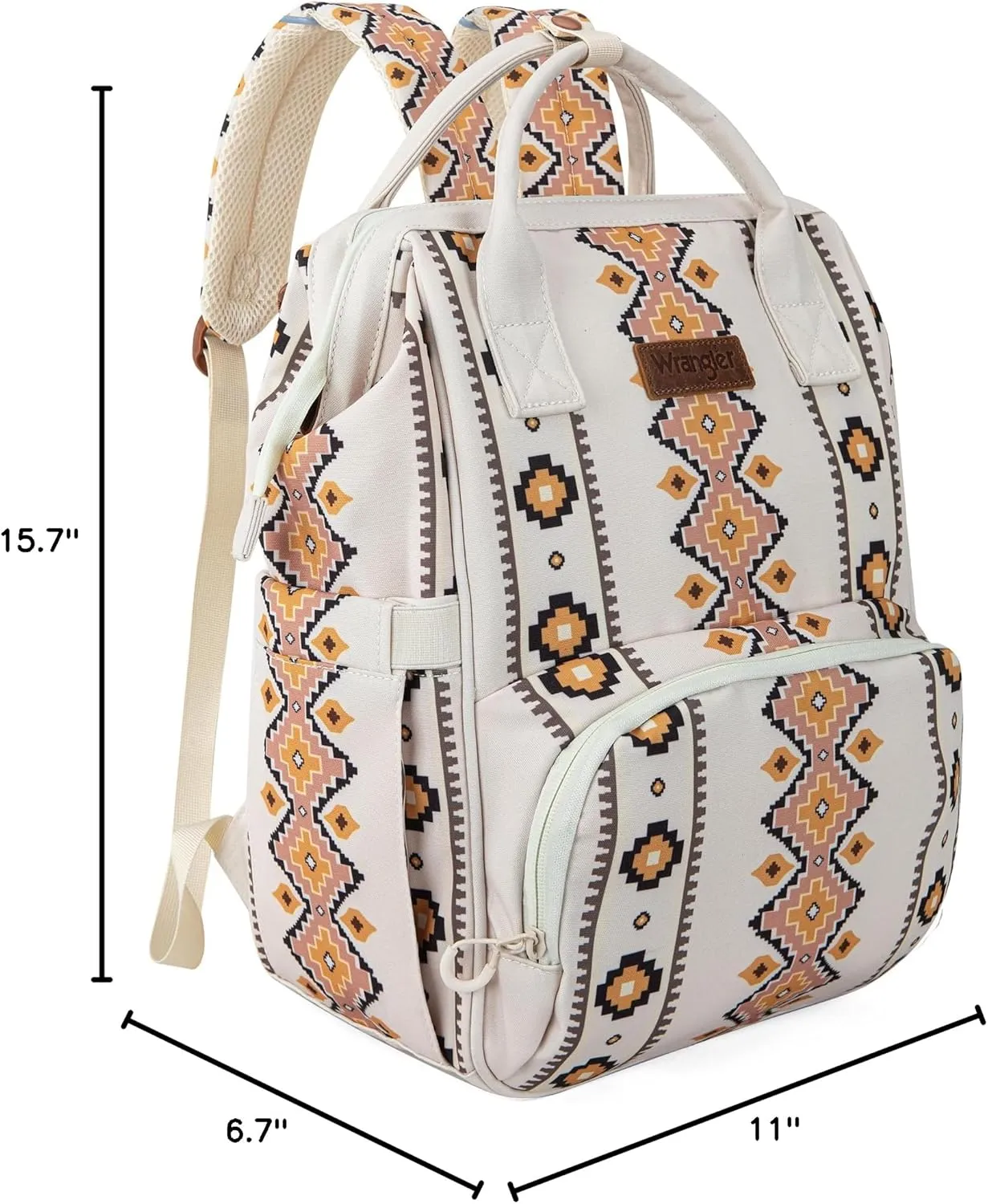 Montana West Wrangler Callie Diaper Bag Backpack with Stroller Straps Multifunction Baby Travel Bag WG2204-9110TN