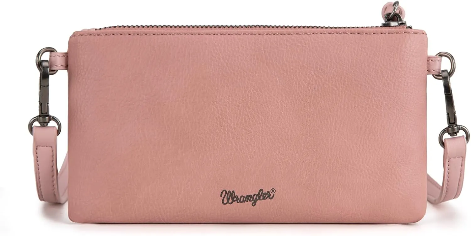 Montana West x Wrangler Crossbody Wallet Purse for Women Clutch Purse with Card Holder Wallet