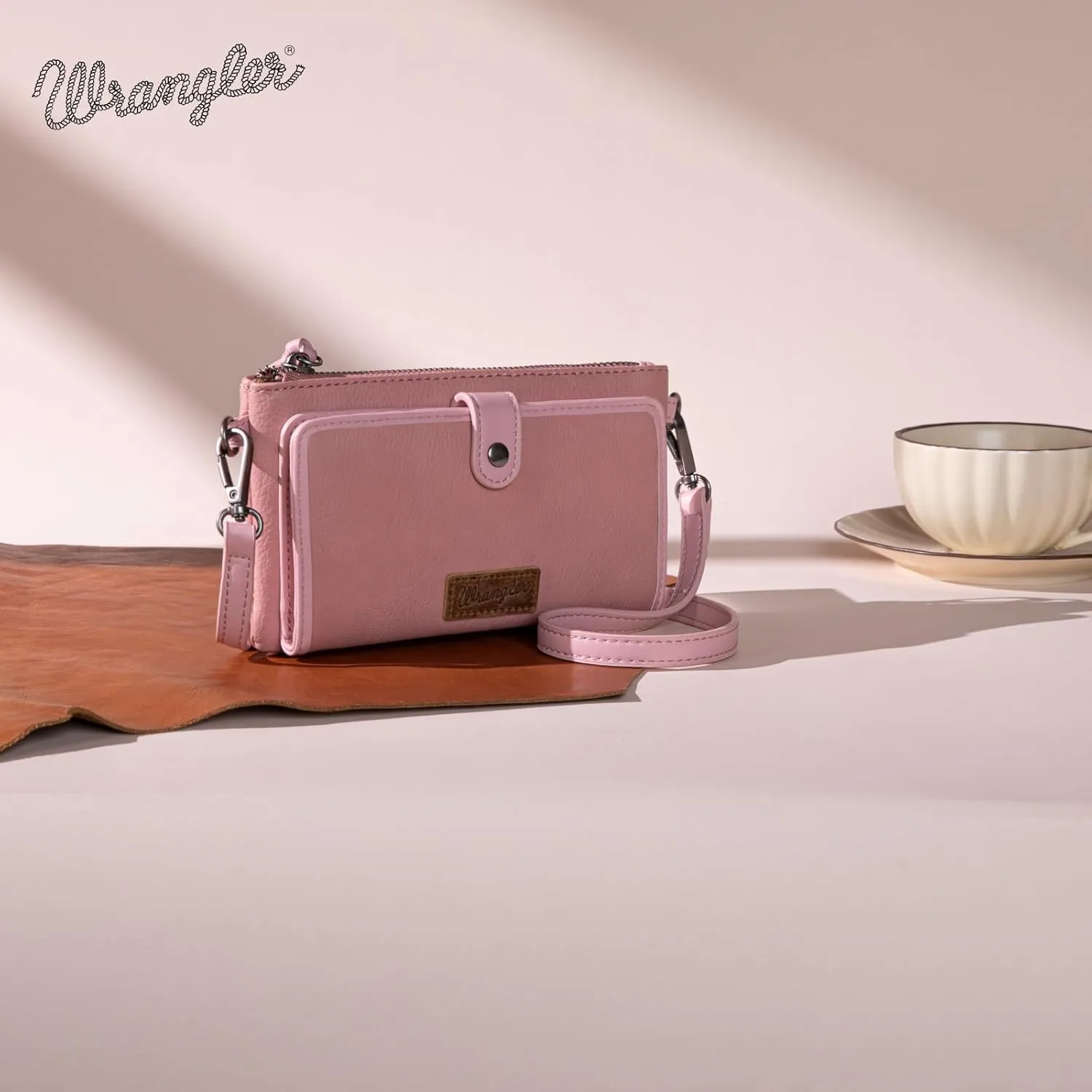 Montana West x Wrangler Crossbody Wallet Purse for Women Clutch Purse with Card Holder Wallet