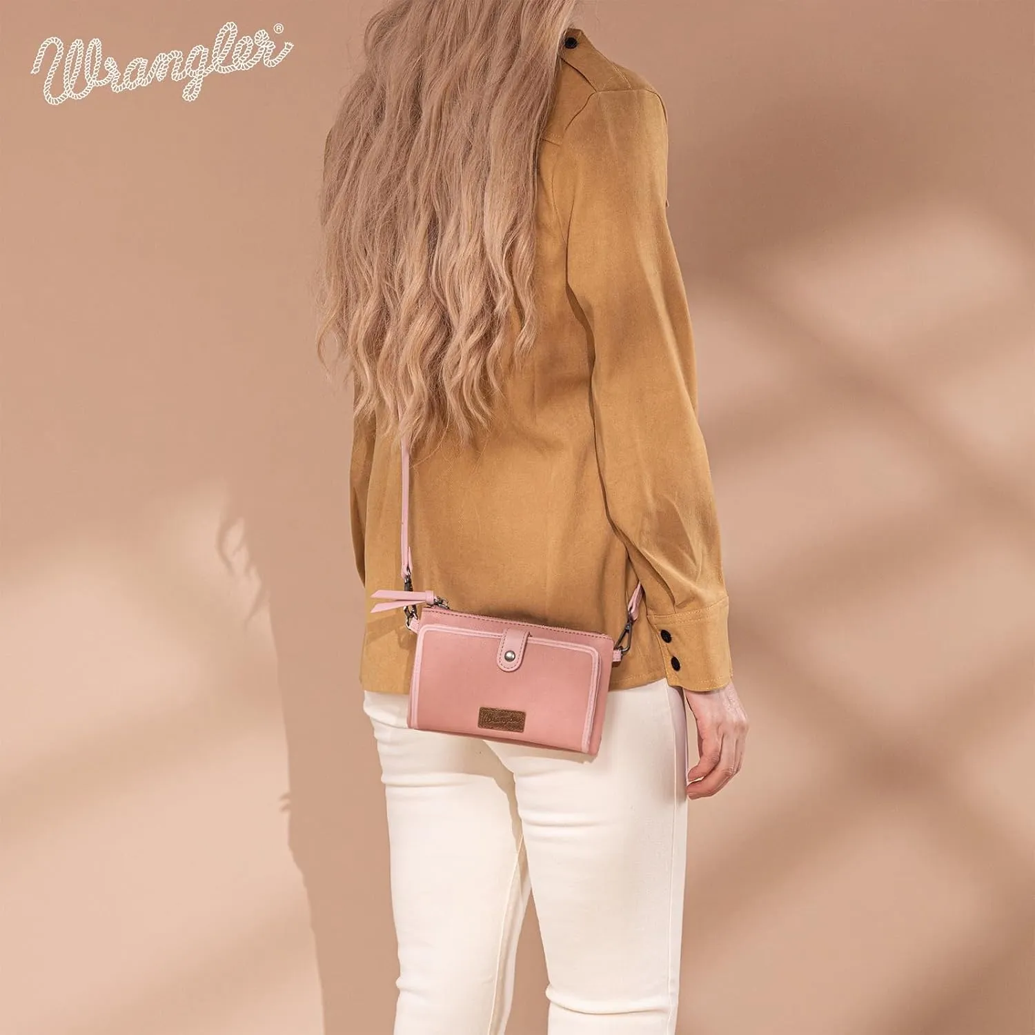 Montana West x Wrangler Crossbody Wallet Purse for Women Clutch Purse with Card Holder Wallet