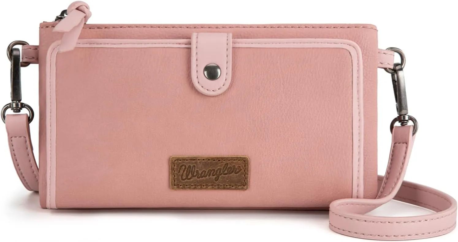 Montana West x Wrangler Crossbody Wallet Purse for Women Clutch Purse with Card Holder Wallet