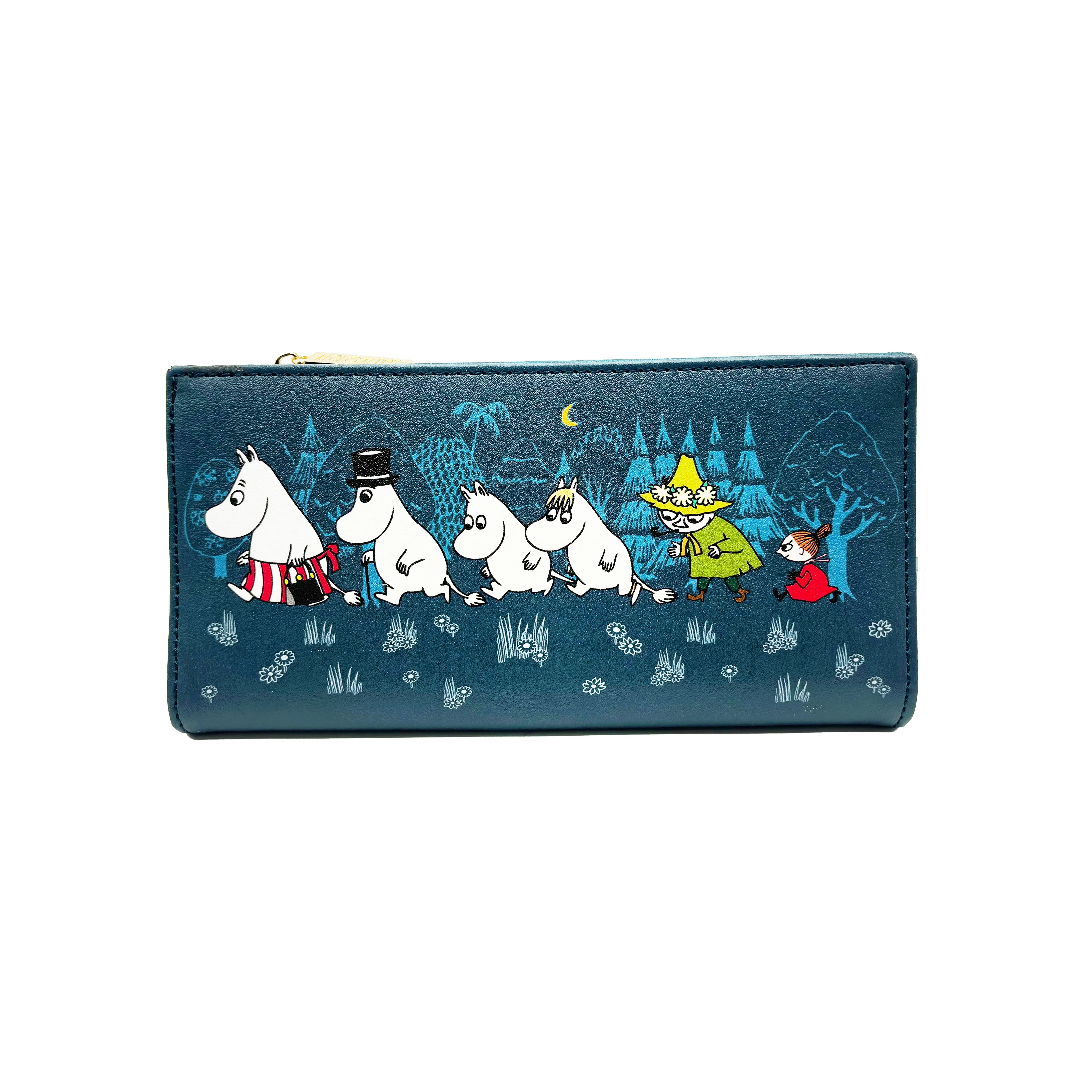Moomin Blue Forest Wallet